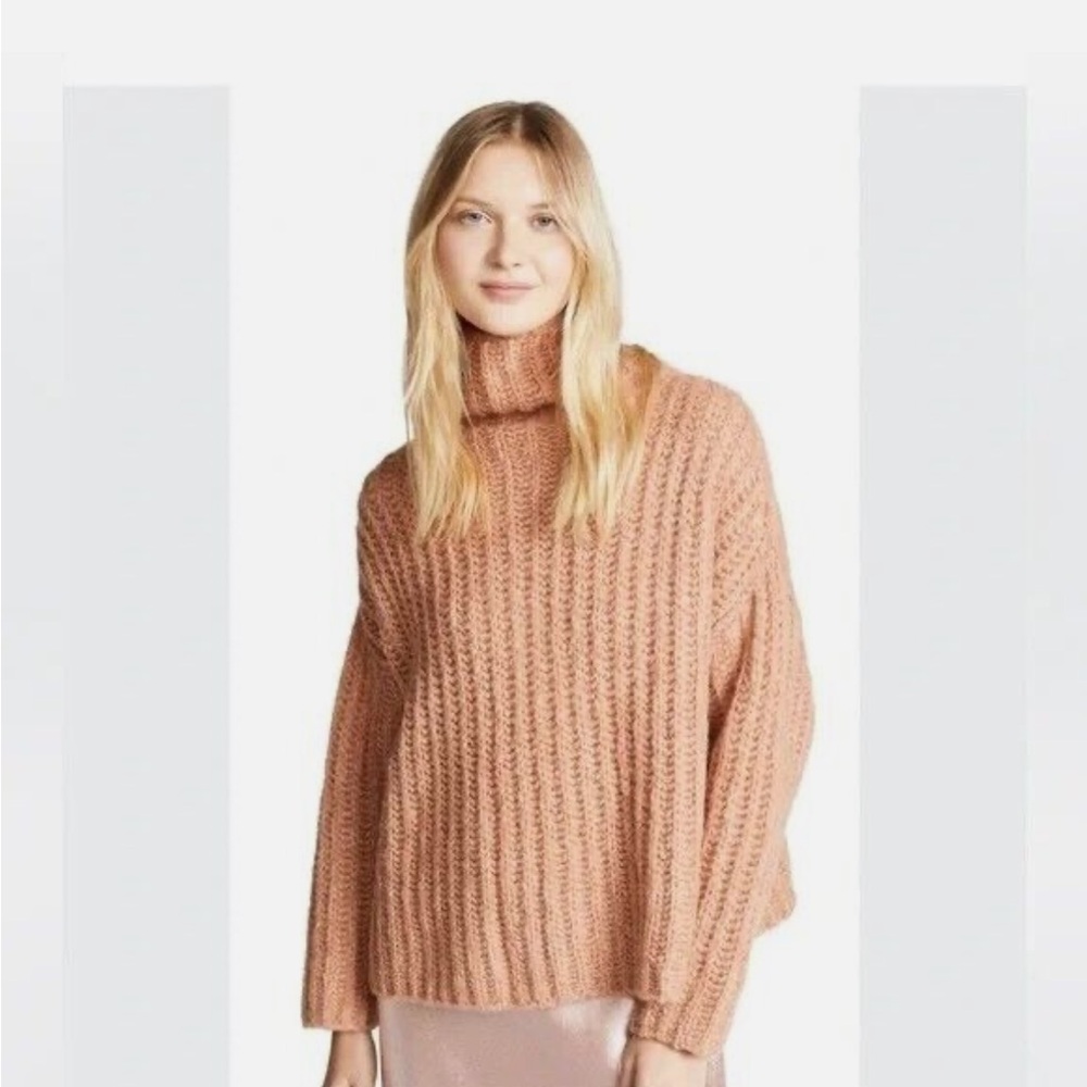 NWT FREE PEOPLE & URBAN OUTFITTERS PAPAYA WINTER MATCHING SET! SWEATER & PANTS! - Picture 5 of 13